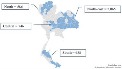 Acute health symptoms related to perception and practice of pesticides use among farmers from all regions of Thailand